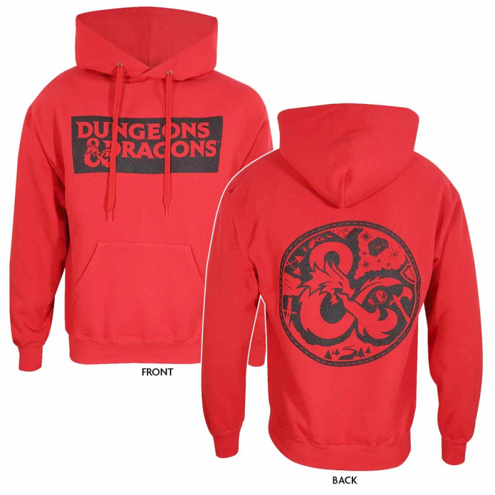 Dungeons & Dragons - Logo Hoodie - Red